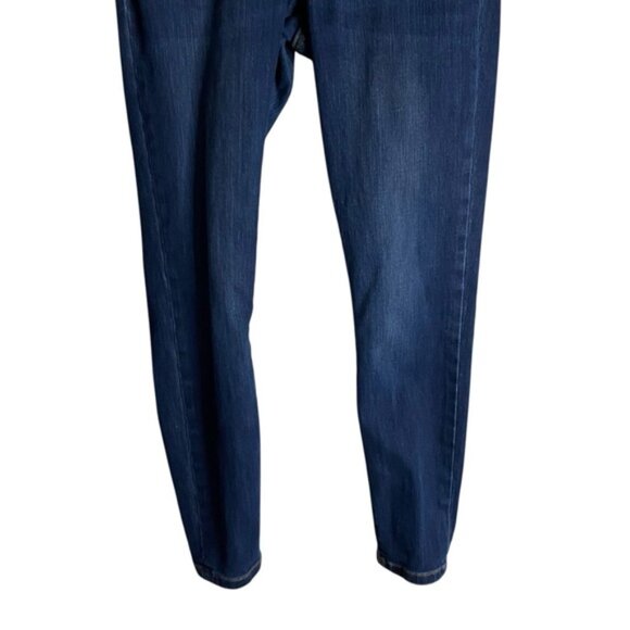 Lole Women's Dark Indigo Mid-Rise Skinny Denim Jeans - Picture 3 of 6